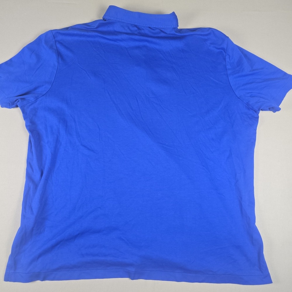 Polo Ralph Lauren Shirt Mens XXL Blue Pony Preppy Pima Soft Touch - Picture 6 of 6